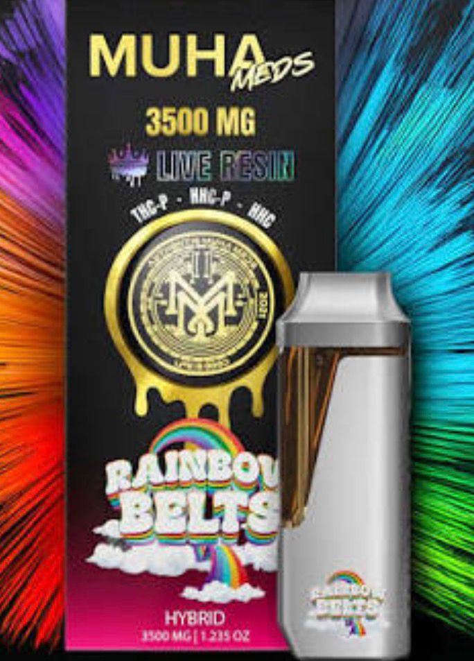 LIVE RESIN RAINBOW BELTS